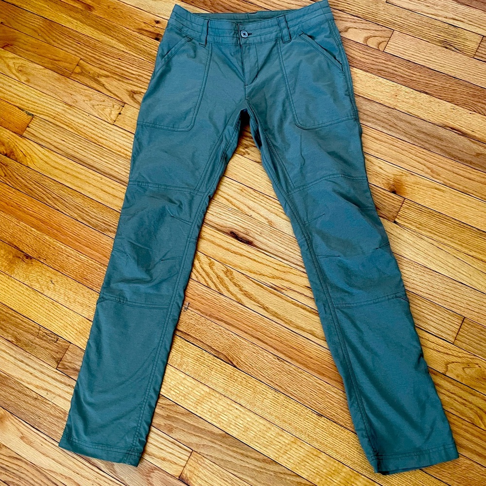 🎯NWOT Columbia Hiking outdoor Sport trousers active athletic green pants 6